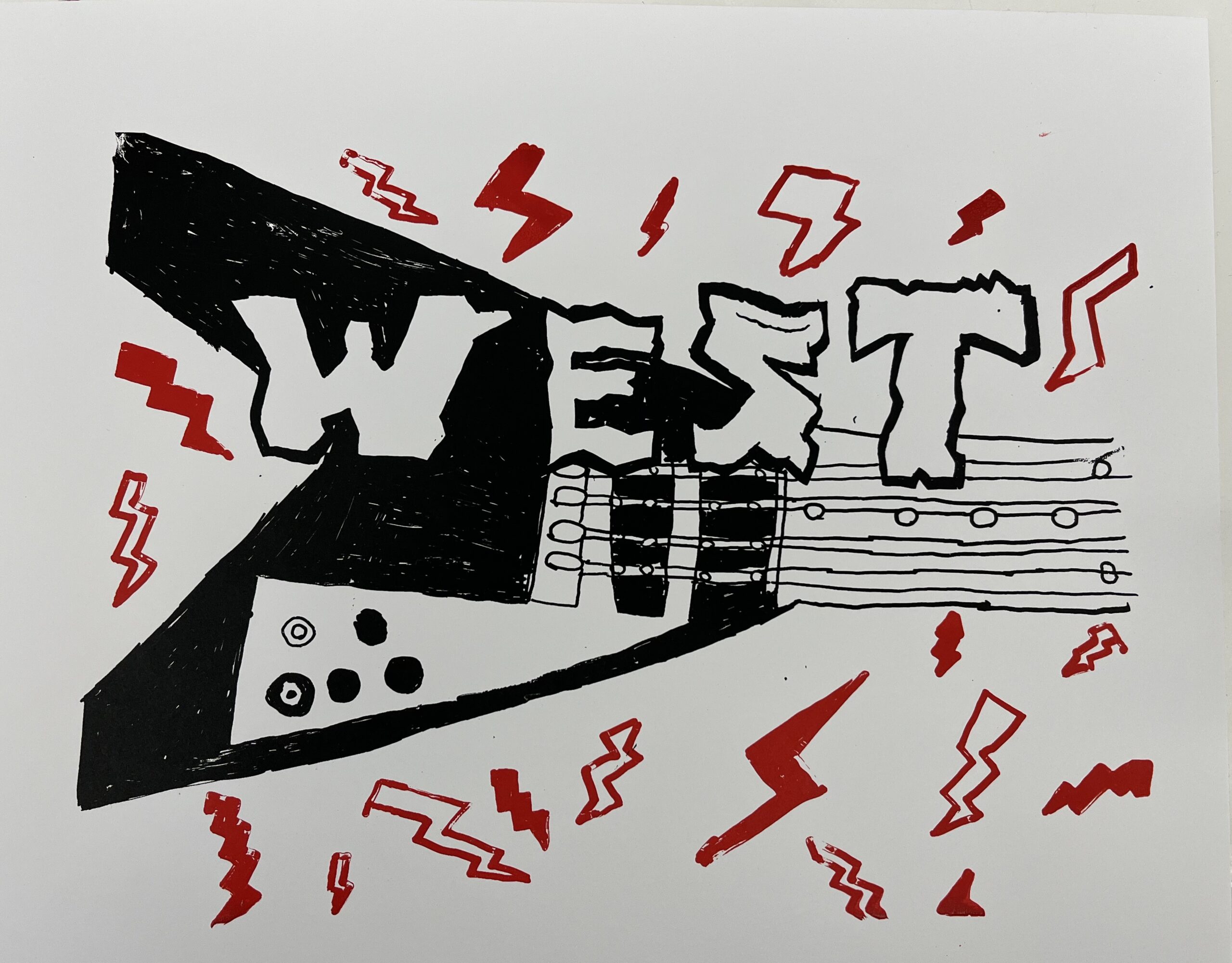 west